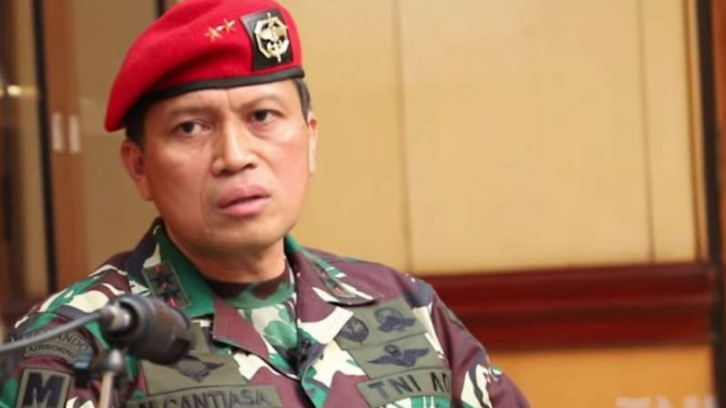 VIVA Militer:Komandan Jenderal Komando Kopassus, Mayjen TNI I Nyoman Cantiasa