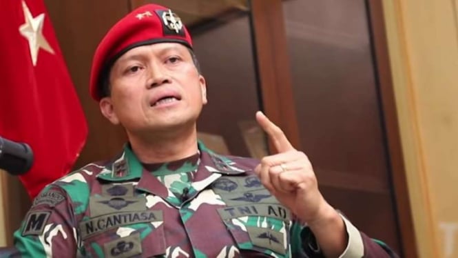 VIVA Militer:Komandan Jenderal Komando Kopassus, Mayjen TNI I Nyoman Cantiasa