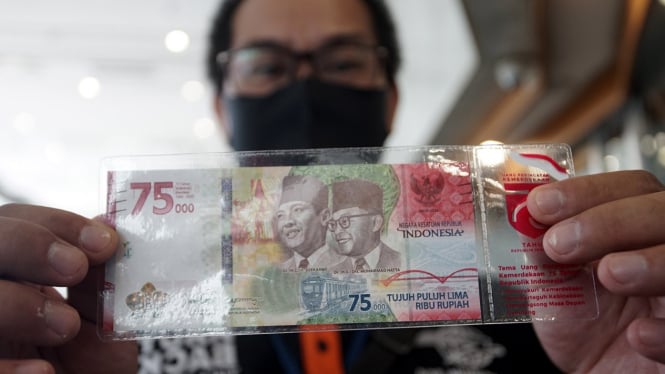 Penukaran Uang Peringatan Kemerdekaan 75 Tahun RI, Rp.75.000