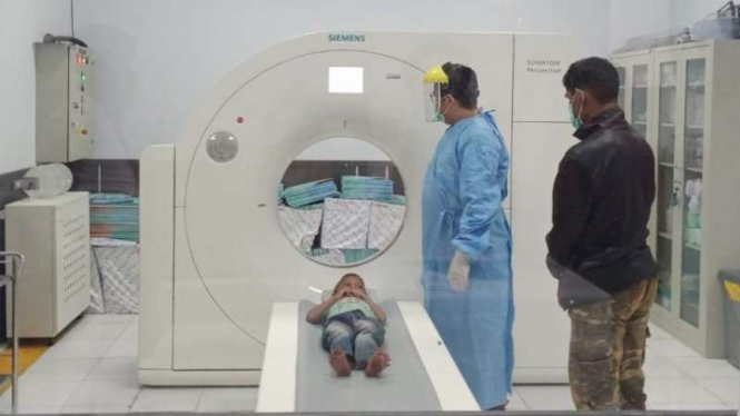 Bocah di Luwu Timur yang dicekoki miras diperiksa CT Scan tengkorak di RSUD Lagaligo
