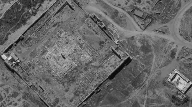 VIVA Militer: Foto situs Tadmor Bangsa Semit yang direkam satelit Ofek 16 Israel