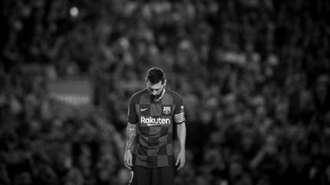 Lionel Messi saat masih di Barcelona
