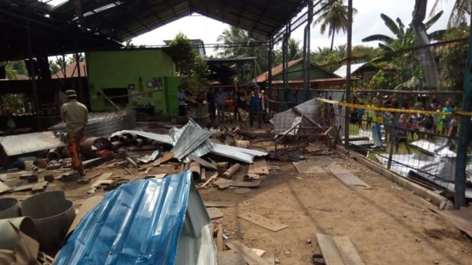 Lokasi ledakan hebat di Kabupaten Deli Serdang