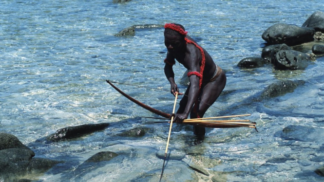 Suku Sentinel Utara memusuhi orang luar, dan orang asing tidak diizinkan berada di pulau mereka.-Getty Images

