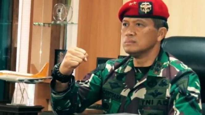 VIVA Militer:Komandan Jenderal Komando Kopassus, Mayjen TNI I Nyoman Cantiasa