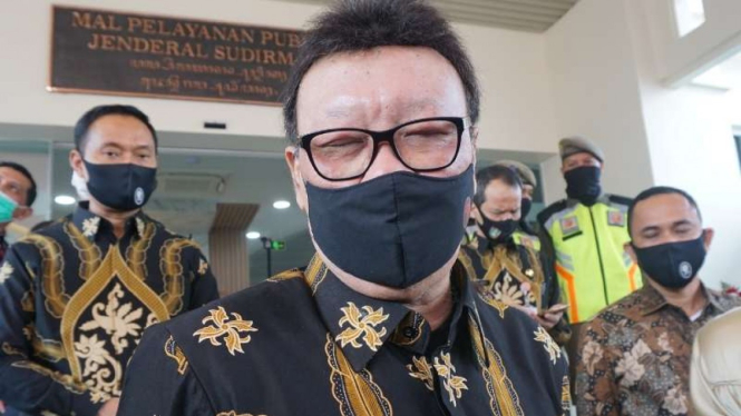 Menteri Pendayagunaan Aparatur Negara dan Reformasi Birokrasi Tjahjo Kumolo.