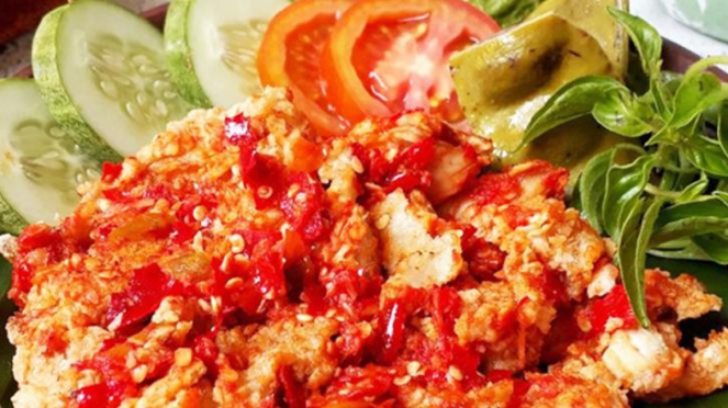 Resep Masakan Ayam Geprek Crispy Super Pedas