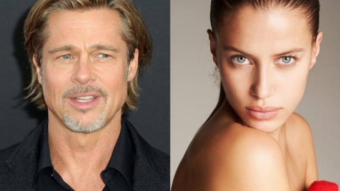 Brad Pitt dan Nicole Poturalski.