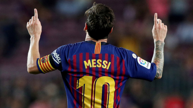 Megabintang Barcelona, Lionel Messi