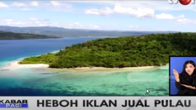 Heboh sebuah pulau di Sulawesi Tenggara Dijual di Situs Online
