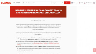 E-Commerce Blanja.com Tutup, Telkom Sudah Siapkan Pengganti