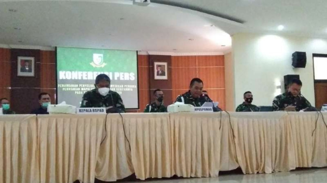 Konferensi Pers soal kasus penyerangan Polsek Ciracas Jakarta Timur.