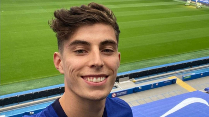 Pemain baru Chelsea, Kai Havertz. 