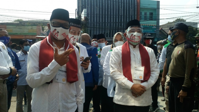 Wali Kota Petahana Depok, Muhammad Idris mendaftar ke KPU