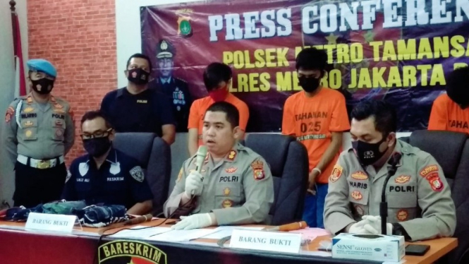 Polisi ringkus kelompok spesialis jambret HP di Tamansari Jakarta Barat