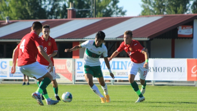 Pertandingan Timnas Indonesia U-19 vs Bulgaria