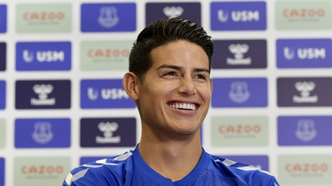 James Rodriguez resmi jadi pemain Everton