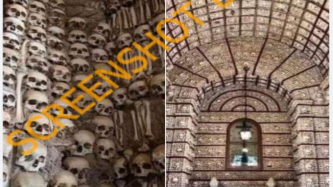 Hoax gereja dibangun pakai tulang belulang umat Islam