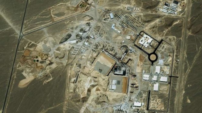 VIVA Militer: Foto citra satelit fasilitas nuklir Iran di Natanz