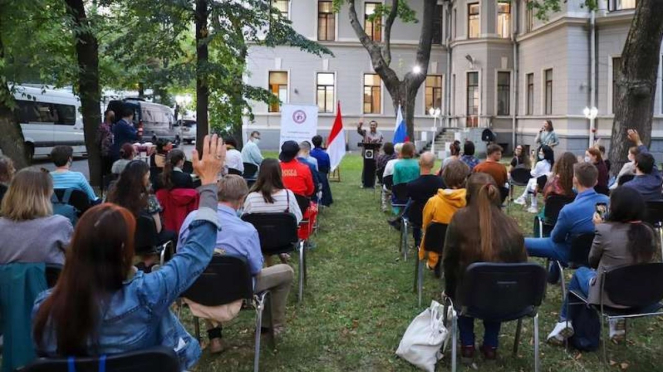 Pertemuan KBRI Moskow dan para kaum muda Rusia
