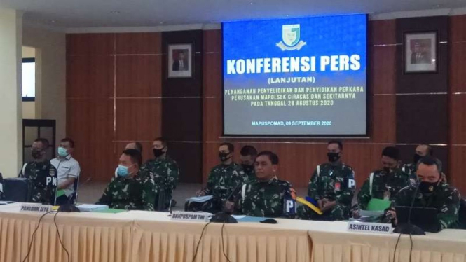 VIVA Militer : Konfrensi pers update penanganan kasus penyerangan Polsek Ciracas