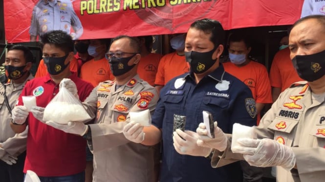 Narkoba Jenis Sabu 1,3 Kg Jaringan Lapas Berhasil Diungkap di Jakarta Barat