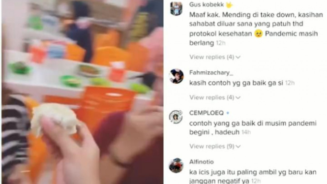 Video Ria Ricis beri makanan bekas dijilat