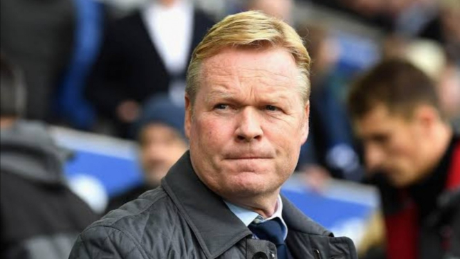 Pelatih Barcelona, Ronald Koeman. 