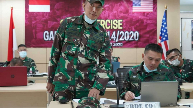 VIVA Militer: Pangidivif 1 Kostrad Kunjungi Latma Garuda Shield-14/2020