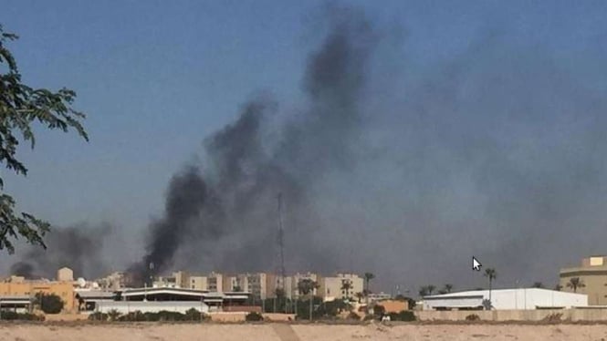 VIVA Militer : Komplek Perkantoran Kedubes AS di Baghdad diserang roket 
