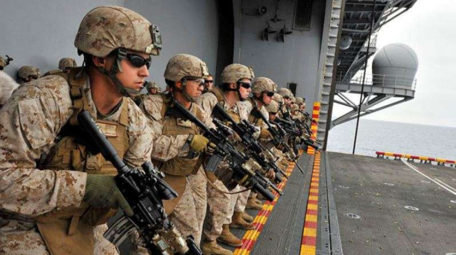 VIVA Militer: Pasukan Korps Marinir Amerika Serikat (US Marine Corps)