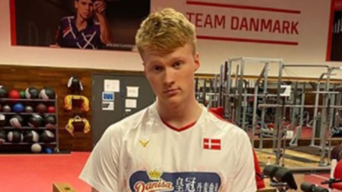 VIVA Bulutangkis: Tunggal putra Denmark, Anders Antonsen.