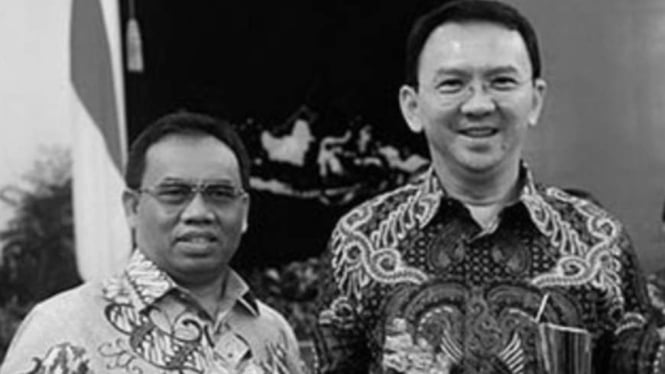 Ahok dan almarhum Sekda DKI Saefullah.