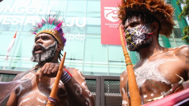 Papua Community Action Connecting LPDP Office illustration