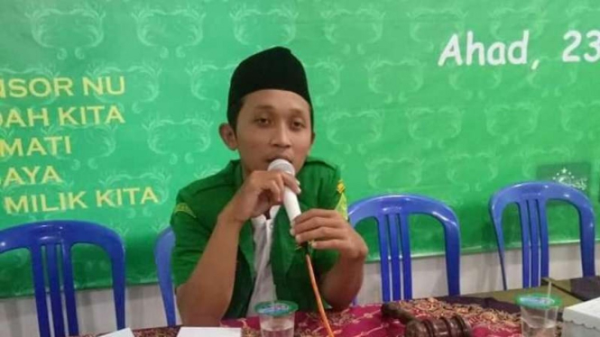 Seketaris Gerakan Pemuda Ansor Kota Malang Muhammad Yunus Zaenal