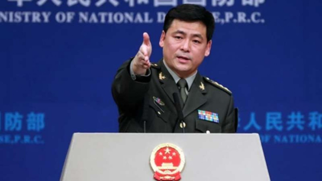 VIVA Militer: Juru bicara Kementerian Pertahanan China, Kolonel Ren Guoqiang