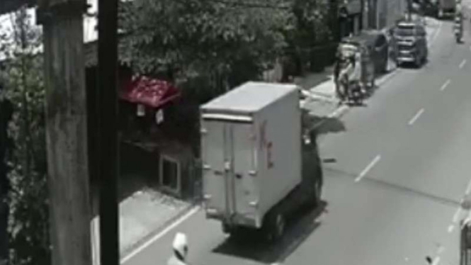 CCTV perlihatkan kecelakaan 