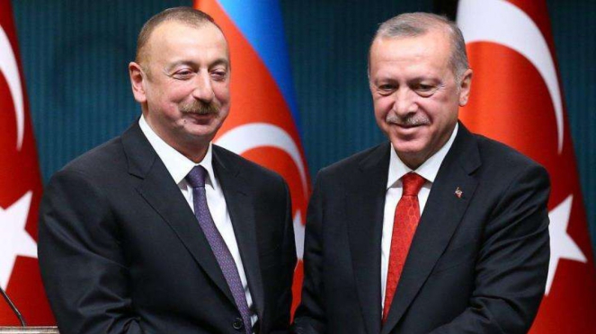VIVA Militer: Ilham Aliyev bersama Presiden Turki, Recep Tayyip Erdogan