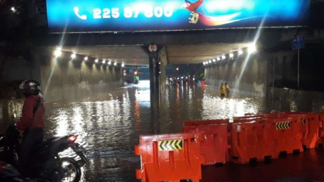 Genangan air di Jakarta.