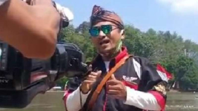 Ketua Dewan kebudayaan Kabupaten Garut (DKKG), Irwan Hendarsyah