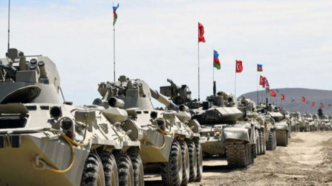 VIVA Militer: Latihan perang gabungan militer Azerbaijan dan Turki