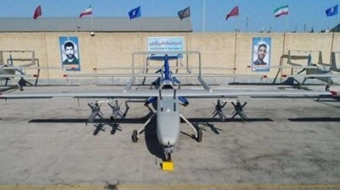 VIVA Militer: Drone tempur Mohajer-6 Korps Garda Revolusi Islam Iran (IRGC)