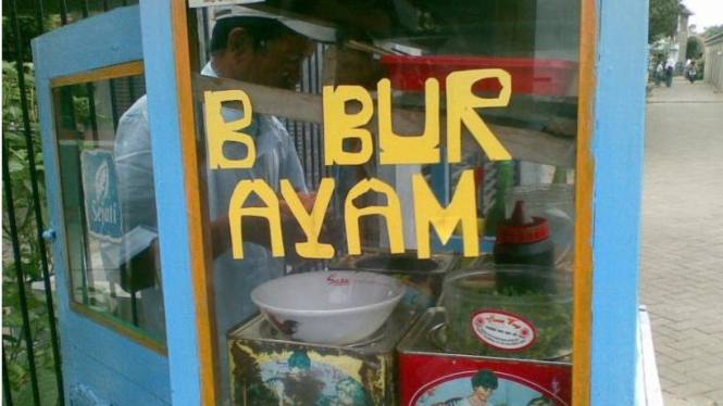 Tukang bubur dilarang keras