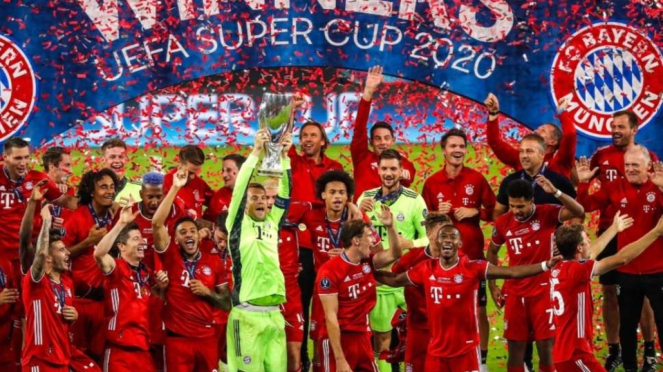 Juara Piala Super Eropa 2020, Bayern Munich. 