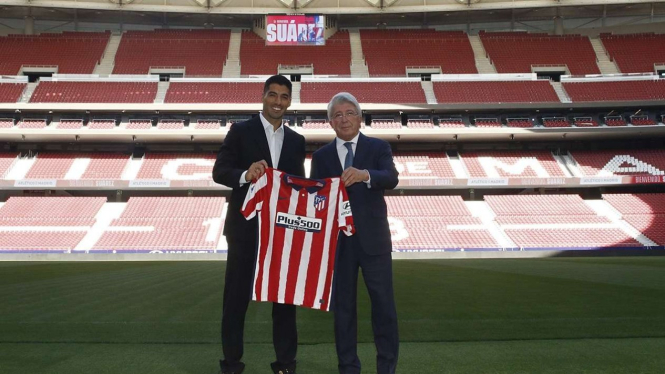 Luis Suarez resmi jadi pemain Atletico Madrid