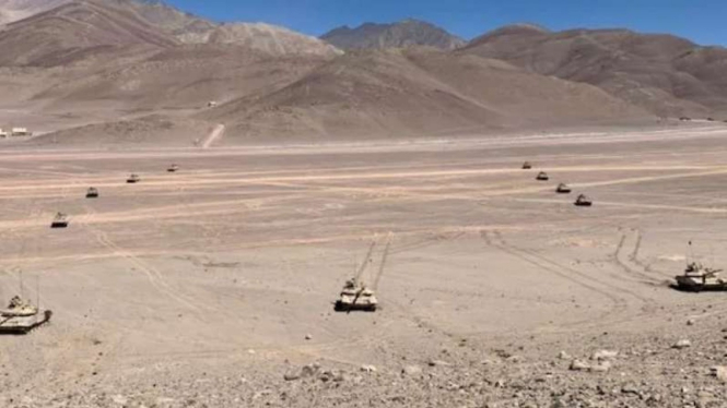 VIVA Militer: Tank-tank Angkatan Bersenjata India (BSS) di Ladakh