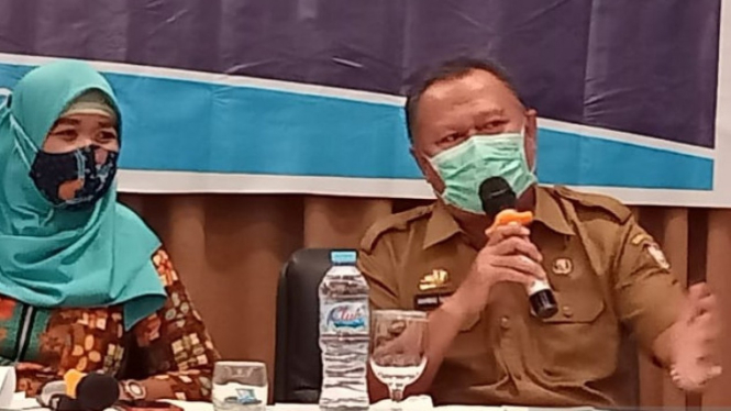 Sekretaris Badan Kesbangpol Kota Makassar Akhmad Namsum 