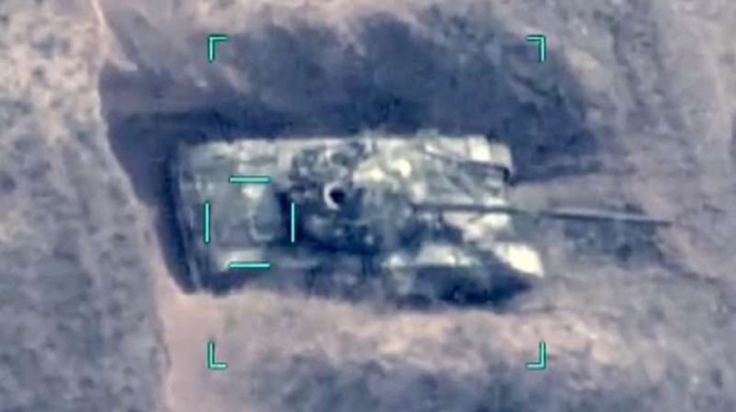 VIVA Militer: Tank T-72 Angkatan Bersenjata Armenia hancur terkena rudal aA