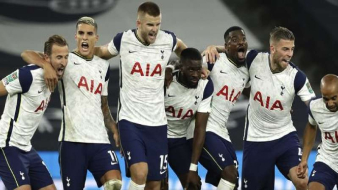 Tottenham Hotspur rayakan kemenangan atas Chelsea