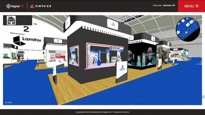 Pameran digelar secara virtual.